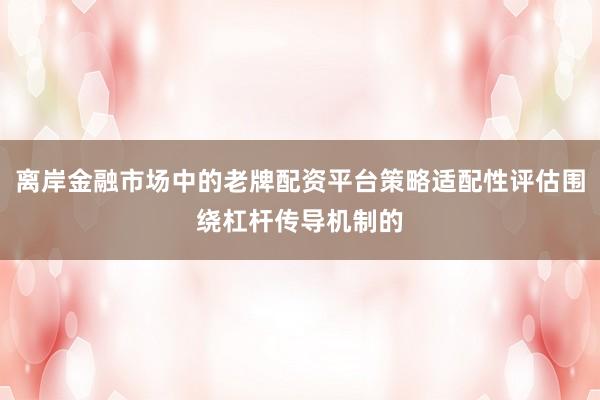 离岸金融市场中的老牌配资平台策略适配性评估围绕杠杆传导机制的