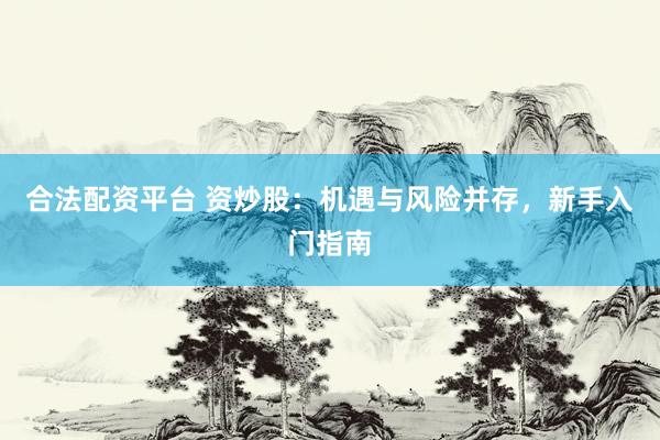 合法配资平台 资炒股：机遇与风险并存，新手入门指南